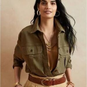 Banana Republic Khaki Utility Jacket